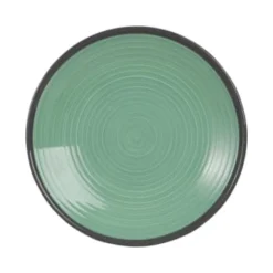 Maisons Du Monde Assiettes à Dessert Assiette à Dessert En Faïence Jaune - Lot De 2 -Assiettes Soldes Magasin assiette a dessert en faience verte valence 1000 2 21 180831 1