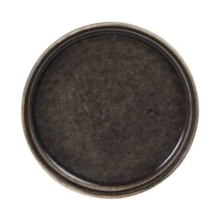 Maisons Du Monde Assiettes à Dessert Assiette à Dessert En Grès Anthracite - Lot De 4