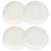 Maisons Du Monde Assiettes à Dessert Assiette à Dessert En Grès Blanc - Lot De 4