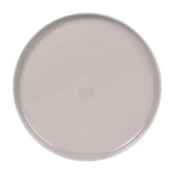 Maisons Du Monde Assiettes à Dessert Assiette à Dessert En Porcelaine Taupe Et Dorée - Lot De 6