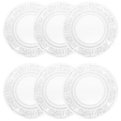 Maisons Du Monde Assiettes à Dessert Assiette à Dessert En Verre - Lot De 6