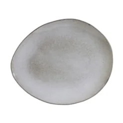 Trends Home Assiettes Plates Assiette à Dessert Galet Gris