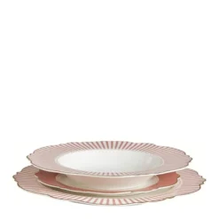 Mathilde M Assiettes à Dessert Assiette à Dessert Rose D21cm -Assiettes Soldes Magasin assiette a dessert rose d21cm 4