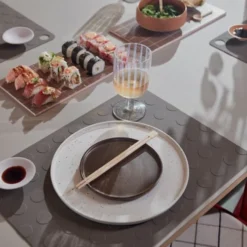 OYOY Living Design Assiettes Plates Assiette à Dîner Blanc 100% Porcelaine Ø26cm -Assiettes Soldes Magasin assiette a diner blanc 100 porcelaine oe26cm 1