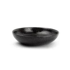 Salt&Pepper Assiettes Creuses Assiette Creuse 21,5xH5cm Noir - Lot De 4