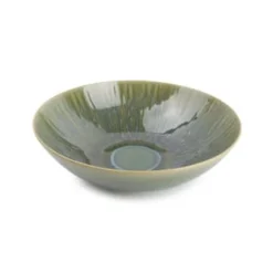 ONA Assiettes Creuses Assiette Creuse 24xH7cm Vert - Lot De 4