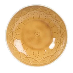 Maisons Du Monde Assiettes Creuses Assiette Creuse En Grès Jaune - Lot De 4 -Assiettes Soldes Magasin assiette creuse en gres jaune 1000 14 27 212038 2