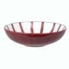 Maisons Du Monde Assiettes Creuses Assiette Creuse En Grès Rouge Et Blanc - Lot De 6
