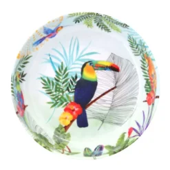 Les Jardins De La Comtesse Assiettes Creuses Assiette Creuse En Mélamine Pure 20 Cm Imprimé De Toucans -Assiettes Soldes Magasin assiette creuse en melamine pure 20 cm imprime de toucans 2