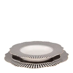Mathilde M Assiettes Creuses Assiette Creuse Gris Foncé D23cm -Assiettes Soldes Magasin assiette creuse gris fonce d23cm 3