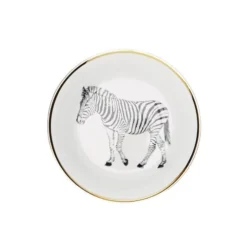 Lo De Manuela Assiettes Creuses Assiette Creuse Porcelaine De Limoges Zèbre 19 Cm