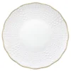 Medard De Noblat Assiettes De Présentation Assiette De Présentation En Porcelaine De Limoges Blanc/Or
