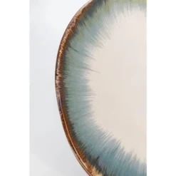 Kare Design Assiettes Plates Assiette En Céramique Blanche Et Bleue D26 - Lot De 4 -Assiettes Soldes Magasin assiette en ceramique blanche et bleue d26 lot de 4 4