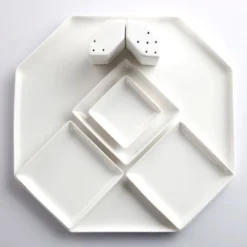 Serax Assiettes Plates Assiette En Porcelaine Carrée 26x26cm -Assiettes Soldes Magasin assiette en porcelaine carree 26x26cm 2