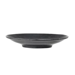 Bloomingville Assiettes Plates Assiette En Porcelaine Noire 16 Cm