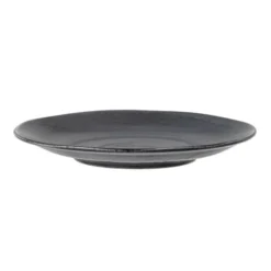 Bloomingville Assiettes Plates Assiette En Porcelaine Noire 24 Cm