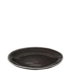 Broste Copenhagen Assiettes à Dessert Assiette Nordic Gris Sable Ø20cm -Assiettes Soldes Magasin assiette nordic coal oe20cm
