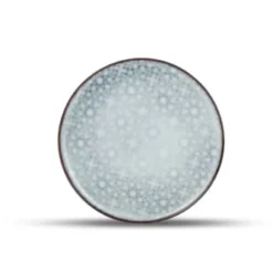 Salt&Pepper Assiettes à Dessert Assiette Plate 20cm Bleu Clair - Lot De 4