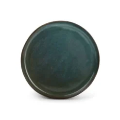 Salt&Pepper Assiettes à Dessert Assiette Plate 22cm émeraude - Lot De 4
