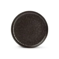 Salt&Pepper Assiettes à Dessert Assiette Plate 22xH3cm Chocolat - Lot De 4