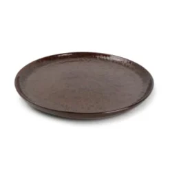 Salt&Pepper Assiettes Plates Assiette Plate 27cm Brun - Lot De 4 -Assiettes Soldes Magasin assiette plate 27cm brun lot de 4 2