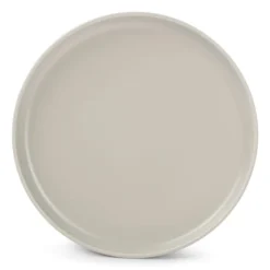 ONA Vaisselle De Noël Assiette Plate Beige Ø 20cm - Lot De 6