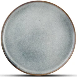 ONA Assiettes à Dessert Assiette Plate Bleu Ø 21cm - Lot De 4