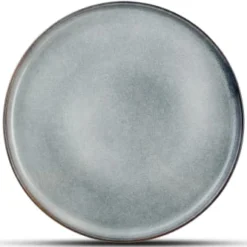 ONA Assiettes Plates Assiette Plate Bleu Ø 27cm - Lot De 4