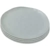 Kare Design Assiettes Plates Assiette Plate En Céramique Sauge D20 - Lot De 4