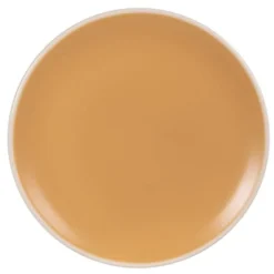 Maisons Du Monde Assiettes Plates Assiette Plate En Faïence Jaune - Lot De 6