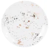 Maisons Du Monde Assiettes Plates Assiette Plate En Grès à Taches Dorées - Lot De 4