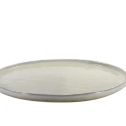 Sibo Homeconcept Assiettes Plates Assiette Plate En Grès Artisanal Beige 28 Cm - Lot De 4 -Assiettes Soldes Magasin assiette plate en gres artisanal beige 28 cm lot de 4 3