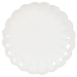 Maisons Du Monde Assiettes Plates Assiette Plate En Grès Beige - Lot De 6