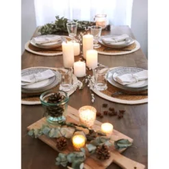 Maisons Du Monde Vaisselle De Noël Assiette Plate En Grès Blanc Motifs à Pois - Lot De 6 -Assiettes Soldes Magasin assiette plate en gres blanc motifs a pois 1000 2 0 173266 3