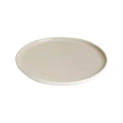 Sibo Homeconcept Assiettes Plates Assiette Plate En Grès De Table Beige 28 Cm - Lot De 6