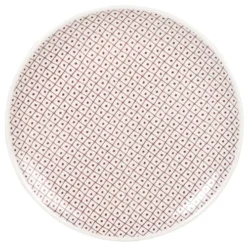 Maisons Du Monde Assiettes Plates Assiette Plate En Grès Ivoire Et Terracotta - Lot De 6