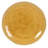 Maisons Du Monde Assiettes Plates Assiette Plate En Grès Jaune - Lot De 4