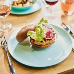 Luminarc Assiettes Plates Assiette Plate En Opale Turquoise D27cm -Assiettes Soldes Magasin assiette plate en opale turquoise d27cm 2