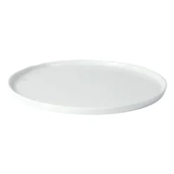 Pomax Assiettes Plates Assiette Plate En Porcelaine Blanc