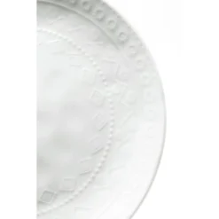 Kare Design Assiettes Plates Assiette Plate En Porcelaine Blanche D22 - Lot De 6 -Assiettes Soldes Magasin assiette plate en porcelaine blanche d22 lot de 6 3