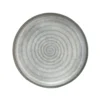 Sibo Homeconcept Assiettes Plates Assiette Plate En Porcelaine Gris 23 Cm - Lot De 3
