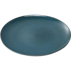 Stalgast Assiettes Plates Assiette Plate Porcelaine Bleue Ø 260 Mm
