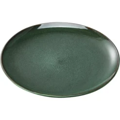 Stalgast Vaisselle De Noël Assiette Plate Porcelaine Verte Ø 200 Mm