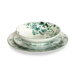 Medard De Noblat Assiettes Creuses Assiette Salade Et Pâtes En Grès Vert/Bleu -Assiettes Soldes Magasin assiette salade et pates en gres vert bleu 1