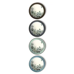 Medard De Noblat Assiettes Creuses Assiette Salade Et Pâtes En Grès Vert/Bleu -Assiettes Soldes Magasin assiette salade et pates en gres vert bleu 3