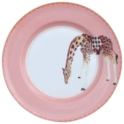 Yvonne Ellen Assiettes Plates Assiettes Animaux En Porcelaine D27cm - Lot De 4 -Assiettes Soldes Magasin assiettes animaux en porcelaine d27cm lot de 4 3
