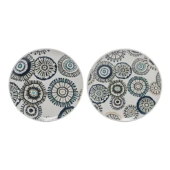 Sia Deco Assiettes à Dessert Assiettes Candy Rondes - Lot De 2