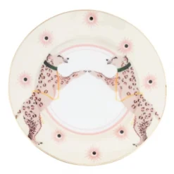 Yvonne Ellen Assiettes à Dessert Assiettes En Porcelaine Safari D16cm - Lot De 4 -Assiettes Soldes Magasin assiettes en porcelaine safari d16cm lot de 4 3