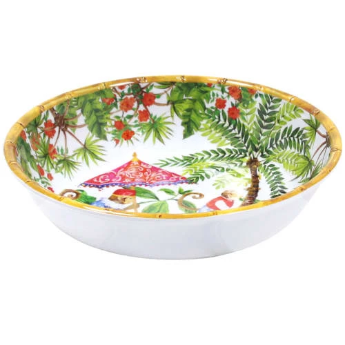 Les Jardins De La Comtesse Assiettes Creuses Grande Assiette Creuse Mélamine Décorée Par Des Singes De Bali 23 Cm 1 Les Jardins De La Comtesse Assiettes Creuses Grande Assiette Creuse Mélamine Décorée Par Des Singes De Bali 23 Cm