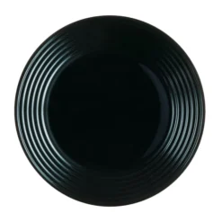 Luminarc Assiettes Plates Grande Assiette Plate Noire D27cm